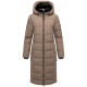 Marikoo Lanitaa Damen Winter Steppmantel Parka TaupeGrey Größe L - Gr.40