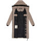 Marikoo Lanitaa Damen Winter Steppmantel Parka TaupeGrey Größe XL - Gr.42