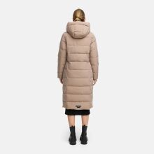 Marikoo Lanitaa Damen Winter Steppmantel Parka TaupeGrey Größe XXXXL - Gr.48