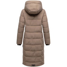 Marikoo Lanitaa Damen Winter Steppmantel Parka TaupeGrey Größe XXXXL - Gr.48