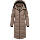 Marikoo Lanitaa Damen Winter Steppmantel Parka TaupeGrey Größe XXXXL - Gr.48