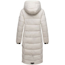 Marikoo Lanitaa Damen Winter Steppmantel Parka Offwhite Größe M - Gr.38