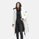 Marikoo Lanitaa Damen Winter Steppmantel Parka Offwhite Größe XL - Gr.42