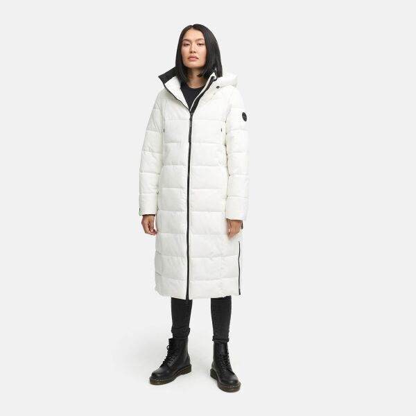 Marikoo Lanitaa Damen Winter Steppmantel Parka Offwhite Größe XXL - Gr.44