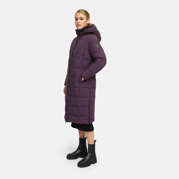 Marikoo Lanitaa Damen Winter Steppmantel Parka DustyPlum Größe XXXL - Gr.46