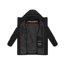 Stone Harbour Darianoo Herren Winter Steppjacke Schwarz-Größe S - Gr. S