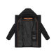 Stone Harbour Darianoo Herren Winter Steppjacke Schwarz-Größe S - Gr. S