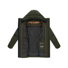 Stone Harbour Darianoo Herren Winter Steppjacke Dark Olive-Größe S - Gr. S