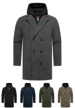 Stone Harbour Darioon Herren Mantel gefüttert in...