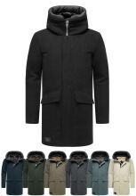 Stone Harbour Fenroos Herren Winter Mantel gefüttert...