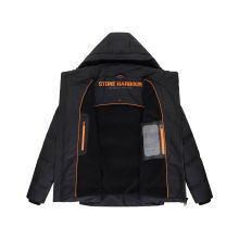Stone Harbour Gavriloo Herren Herbst Winter Steppjacke Schwarz Größe S - Gr. S