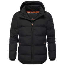 Stone Harbour Gavriloo Herren Herbst Winter Steppjacke Schwarz Größe S - Gr. S