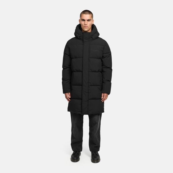 Stone Harbour Hadrieen Herren Winter Parka Steppmantel Schwarz Größe S - Gr. S