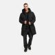 Stone Harbour Hadrieen Herren Winter Parka Steppmantel Schwarz Größe S - Gr. S