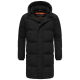 Stone Harbour Hadrieen Herren Winter Parka Steppmantel Schwarz Größe S - Gr. S