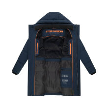 Stone Harbour Hadrieen Herren Winter Parka Steppmantel Navy Größe S - Gr. S