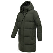 Stone Harbour Hadrieen Herren Winter Parka Steppmantel Dark Olive Größe S - Gr. S