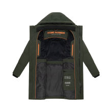 Stone Harbour Hadrieen Herren Winter Parka Steppmantel Dark Olive Größe S - Gr. S