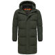 Stone Harbour Hadrieen Herren Winter Parka Steppmantel Dark Olive Größe S - Gr. S