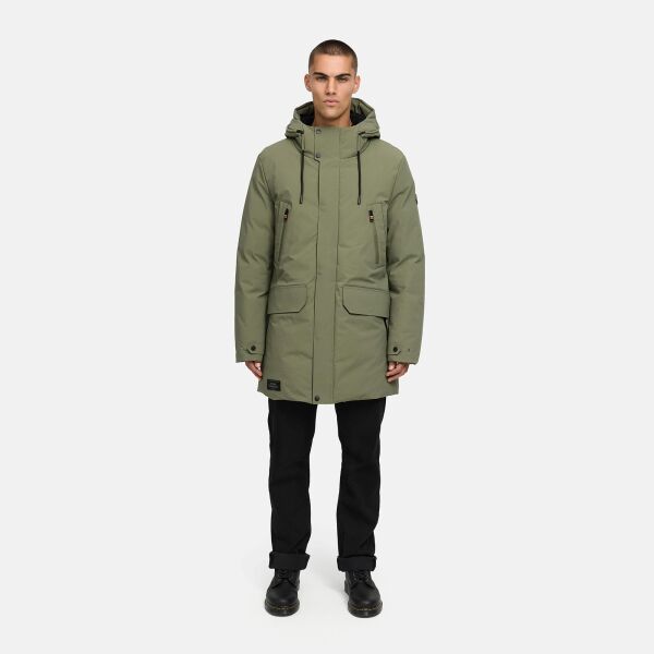 Stone Harbour Kitraan Herren Winterparka Jacke Dusty Olive Größe S - Gr. S