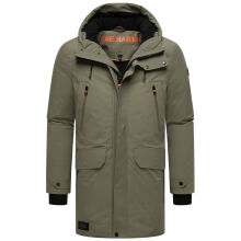 Stone Harbour Kitraan Herren Winterparka Jacke Dusty Olive Größe S - Gr. S