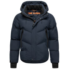 Stone Harbour Herren Winter Steppjacke Herrenjacke Navy-Größe S - Gr. S