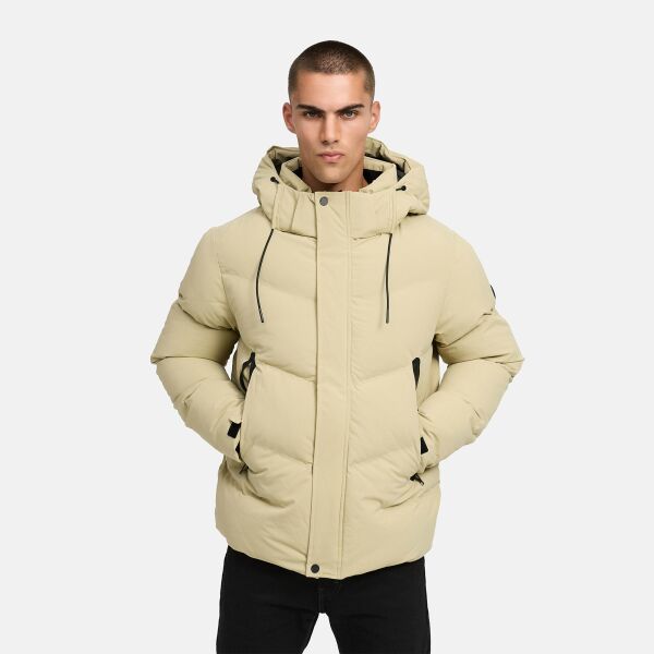 Stone Harbour Herren Winter Steppjacke Herrenjacke Sand-Größe S - Gr. S