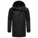 Stone Harbour Netaan Herren Winter Parka Schwarz-Größe S - Gr. S