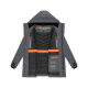 Stone Harbour Netaan Herren Winter Parka Anthrazit-Größe S - Gr. S