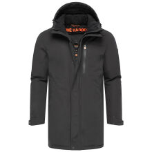 Stone Harbour Phinoo Herren Herbst Winterjacke Parka B775 Schwarz Größe S - Gr. S