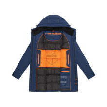 Stone Harbour Phinoo Herren Herbst Winterjacke Parka B775 Navy Größe S - Gr. S