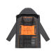 Stone Harbour Phinoo Herren Herbst Winterjacke Parka B775 Anthrazit Größe S - Gr. S