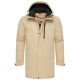 Stone Harbour Phinoo Herren Herbst Winterjacke Parka B775 Sand Größe S - Gr. S