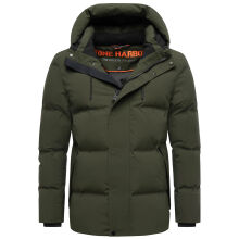 Stone Harbour Taviaan Herren Winter Steppjacke Winterjacke Dark Olive-Größe S - Gr. S