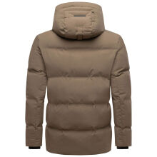 Stone Harbour Taviaan Herren Winter Steppjacke Winterjacke Stone Brown-Größe S - Gr. S