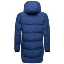 Stone Harbour Thadeek Herren Winter Steppmantel Navy Größe S - Gr. S