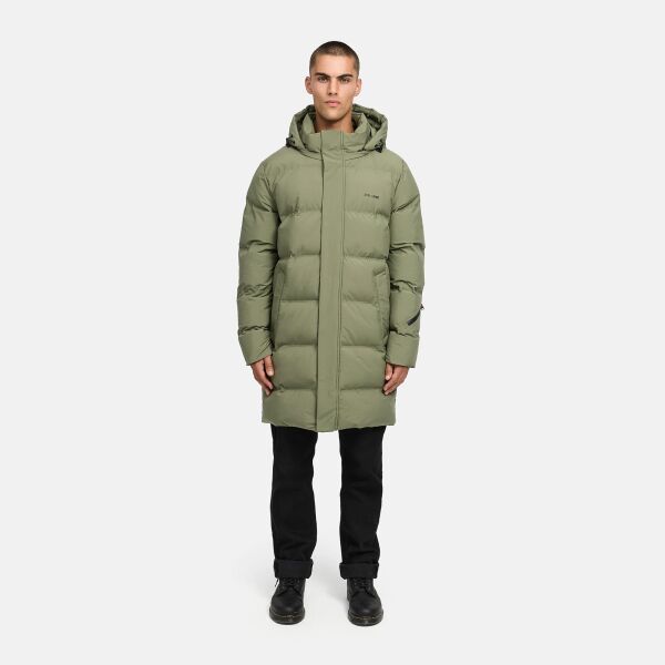Stone Harbour Thadeek Herren Winter Steppmantel Dusty Olive Größe S - Gr. S