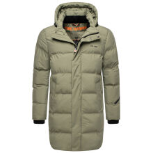 Stone Harbour Thadeek Herren Winter Steppmantel Dusty Olive Größe S - Gr. S