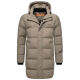 Stone Harbour Thadeek Herren Winter Steppmantel Stone Brown Größe S - Gr. S