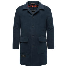 Stone Harbour Thiagoo Herren gefüttert in Wollmantel Optik Navy Größe S - Gr. S