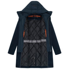 Stone Harbour Thiagoo Herren gefüttert in Wollmantel Optik Navy Größe S - Gr. S