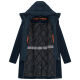 Stone Harbour Thiagoo Herren gefüttert in Wollmantel Optik Navy Größe S - Gr. S