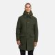 Stone Harbour Thiagoo Herren gefüttert in Wollmantel Optik Dark Olive Größe S - Gr. S