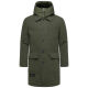 Stone Harbour Thiagoo Herren gefüttert in Wollmantel Optik Dark Olive Größe S - Gr. S