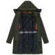 Stone Harbour Thiagoo Herren gefüttert in Wollmantel Optik Dark Olive Größe S - Gr. S