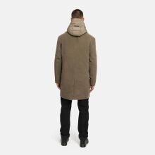 Stone Harbour Thiagoo Herren gefüttert in Wollmantel Optik Stone Brown Größe S - Gr. S