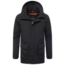 Stone Harbour Wadim Herren Winterparka Schwarz-Größe M - Gr. M