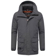 Stone Harbour Wadim Herren Winterparka Anthrazit-Größe XL - Gr. XL