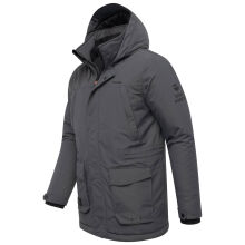 Stone Harbour Wadim Herren Winterparka Anthrazit-Größe XXL - Gr. 2XL