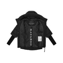 Navahoo Lotusherz Damen Herbst Winter Steppjacke Schwarz Größe S - Gr.36